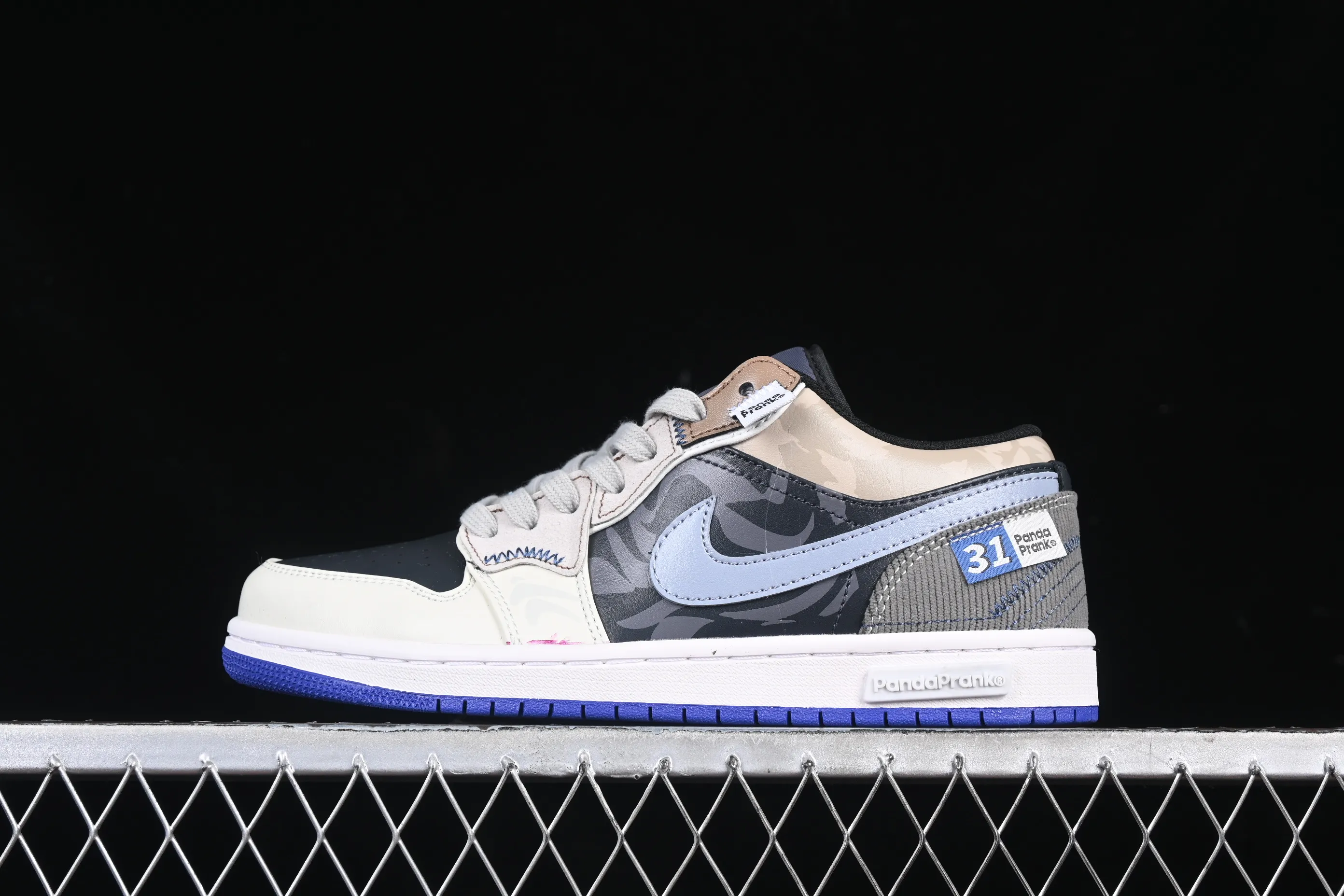 All categories Air Jordan Jordan series basketball shoes Air Jordan 1 Low Air Jordan 1 Low AJ1 Joe 1 Panda Prank Flying Skyline Burning Black Brown Blue Low-top Retro Basketball Shoes 553558-154